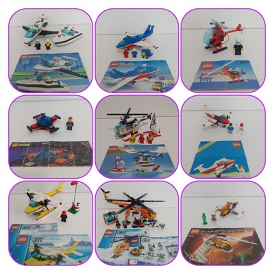 Lego Flugzeuge AUSWAHL - Hubschrauber Shuttle Segler Jet Propeller Polizei Ufo