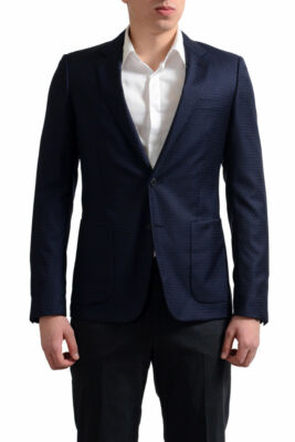 PRADA ビジネスジャケット ネイビー 48R PRADA ビジネスジャケット ネイビー 48R PRADA プラダ レザー