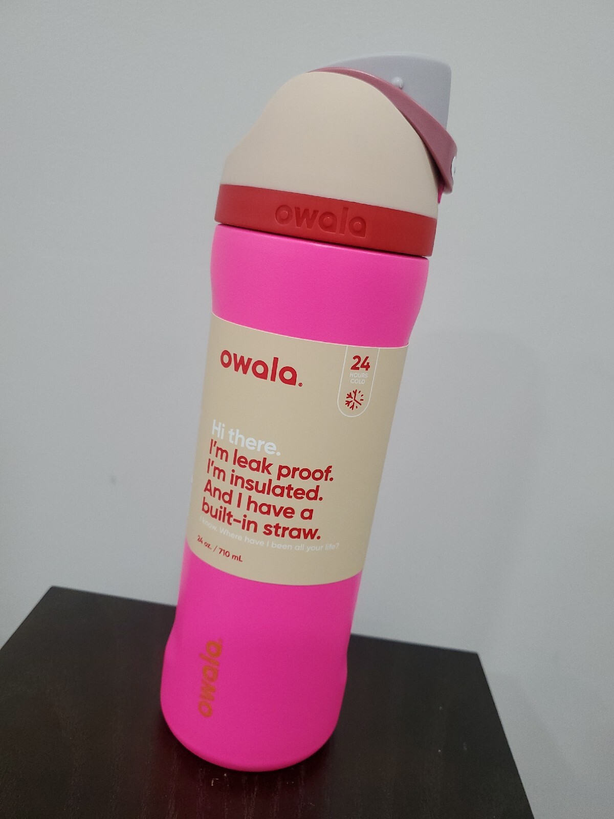 Owala freesip stainless steel water bottle 24oz color can you see