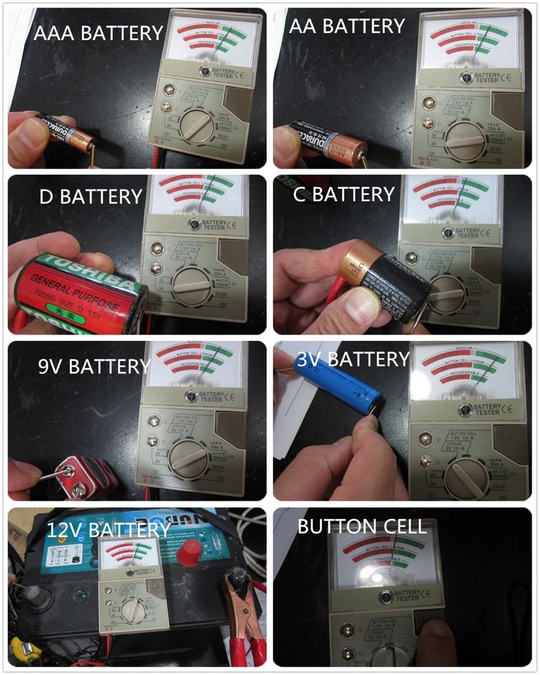 Button Cell Battery Capacity Discharge Tester Multimeter Analyzer - Image 4 of 4