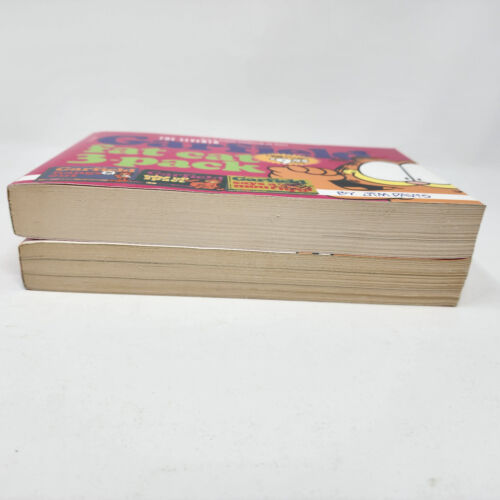 Vtg Lot 2 Garfield Fat Cat 3 Pack Books 7th & 11th Sets 1st Editions Jim Davis - Picture 3 of 15