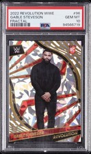 2022 PANINI REVOLUTION WWE FRACTAL #96 GABLE STEVESON PSA 10