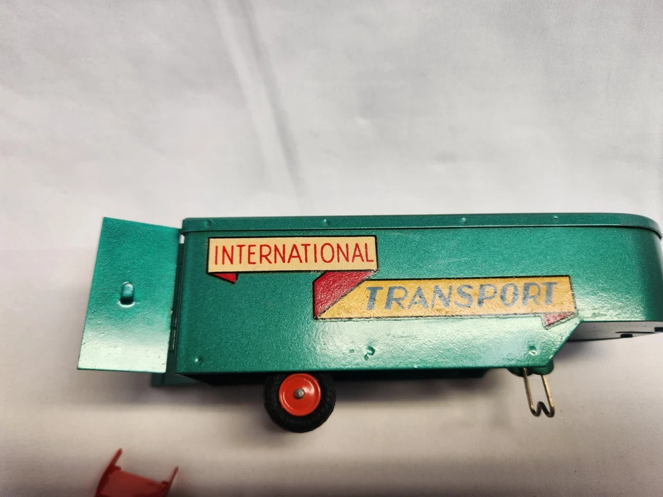 RARE MINT Tekno No 454 1940s INTERNATIONAL TRANSPORT Trailer - Made In Denmark - Image 2 of 4