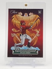 2025 PANINI THREE AND TWO DOWNTOWN DYLAN CREWS ROOKIE SP #11 WASHINGTON Q6846