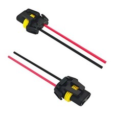 PCS 9005 Headlight Connector Pigtail Headlight Wiring Harness Female Adapter 2