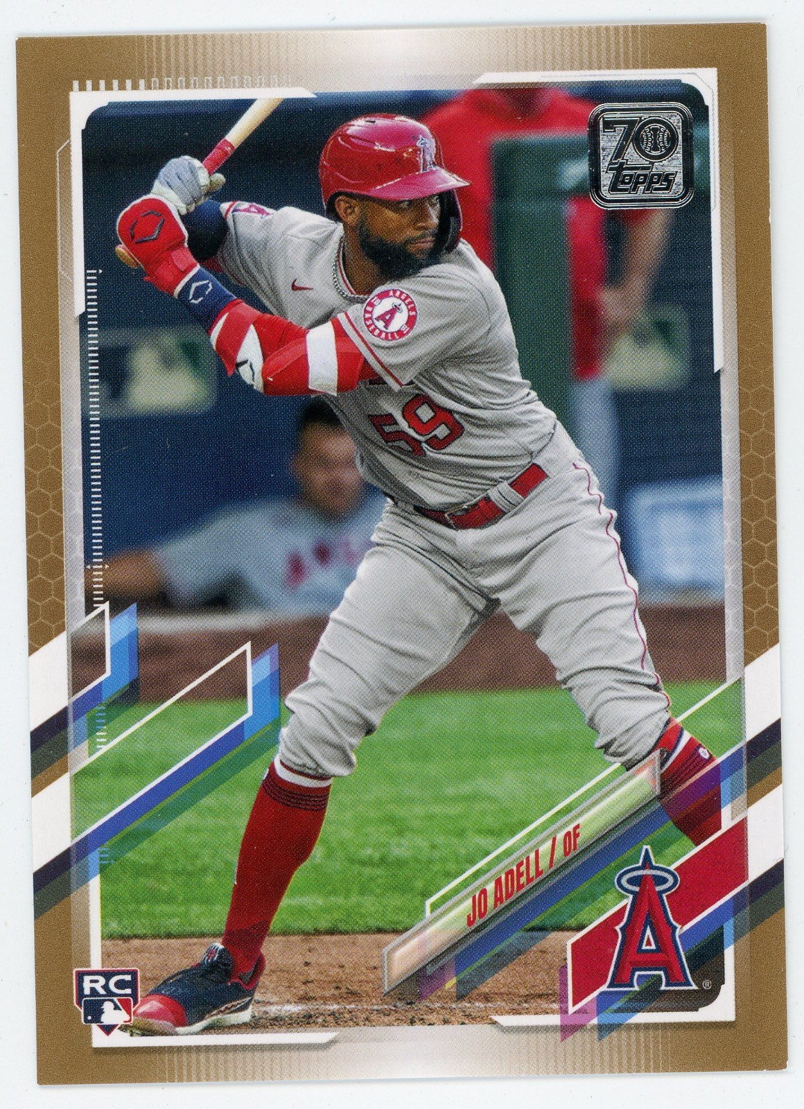 2021 Topps - Jo Adell #43 Gold /2021 RC Angels