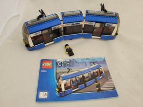 Lego 8404 City Public Transport with 5 minifigures and manuals, incomplete