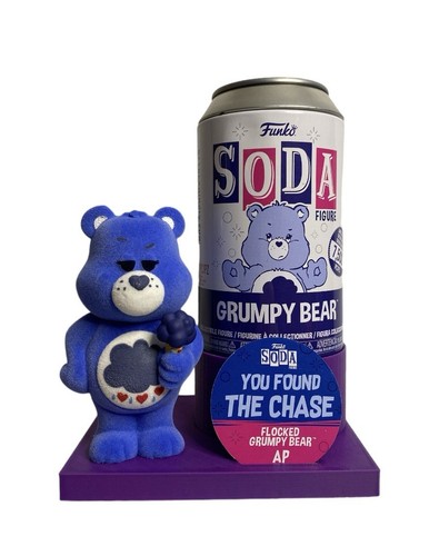 Funko Pop Soda Care Bears Grumpy Bear Flocked Chase AP Artist Proof - Bild 1 von 6