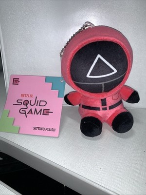 Netflix Squid Game Solider Triangle Plush Keychain 5'' New NWT