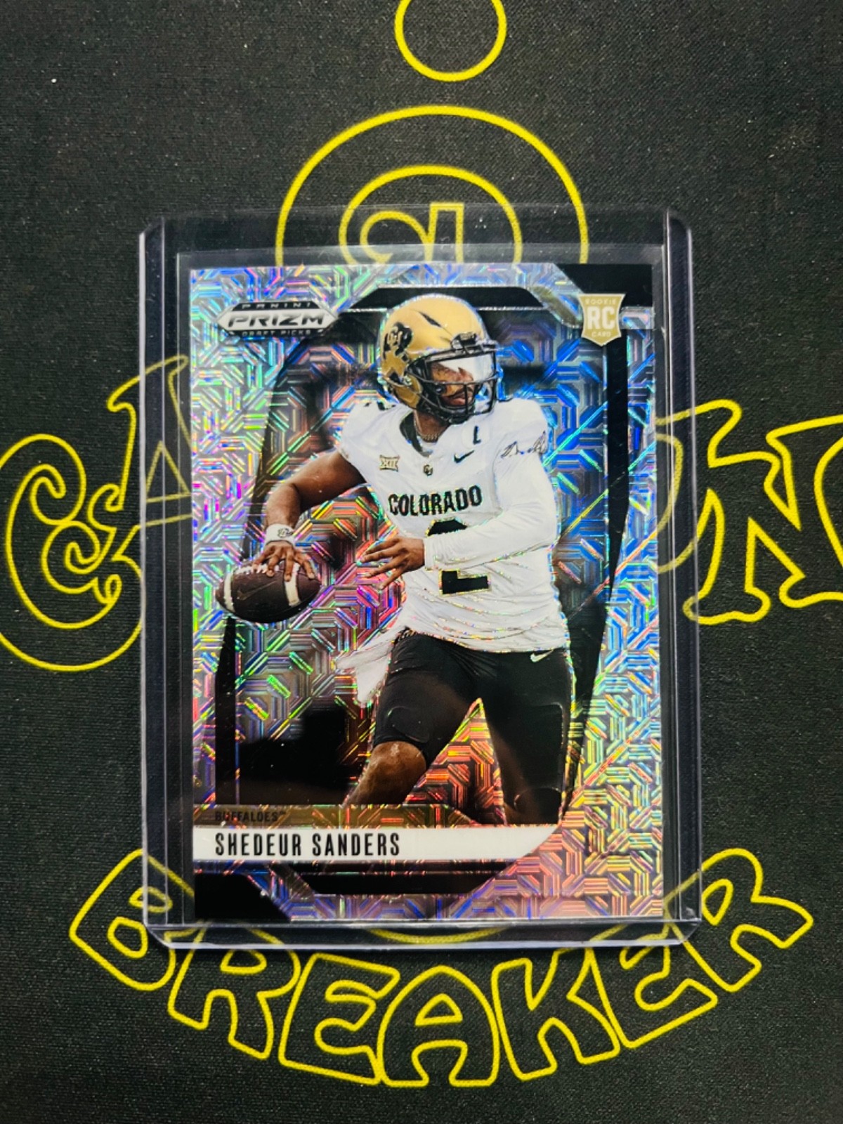 2025 PANINI PRIZM DRAFT - SHEDEUR SANDERS - ROOKIE - MOJO PRIZM - 8/25 - #19