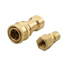 Reliable 1Pack 1/4" Quick Disconnect Coupler Valve for Carpet Extractors