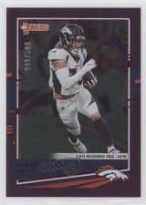 2020 Panini Donruss Season Stat Line 41/500 Phillip Lindsay #88 no9