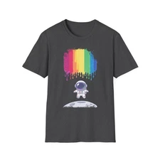 Astro Cute Unisex T-Shirt, Soft Style Tee, Cosmic Pride