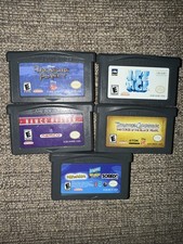 Game Boy Advance Games Cartridges Lot (6) Justice League, Chicken Shoot, Deal