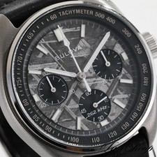 LNIB $1495 Bulova Apollo 15 Meteorite Dial 96A312 Lunar Pilot Chronograph Watch