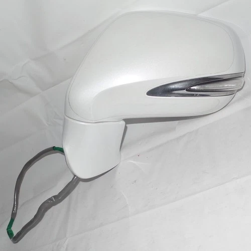 2010-2012 Lexus RX350 Side Door Mirror  Left w/o Blind Spot 14-Wires OEM White