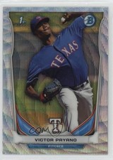 2014 Bowman Prospects Chrome Silver Wave Refractor 7/25 Victor Payano #BCP86 3y4