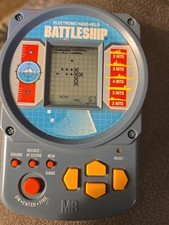 Vintage 1995 BATTLESHIP Handheld Electronic Game Milton-Bradley Tested Working