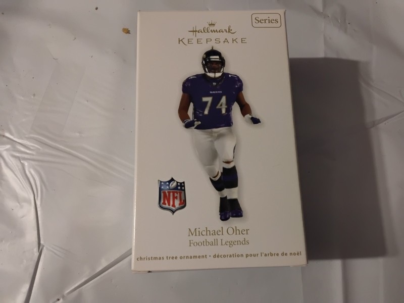 Hallmark keepsake ornaments Michael Oher Football Legend New