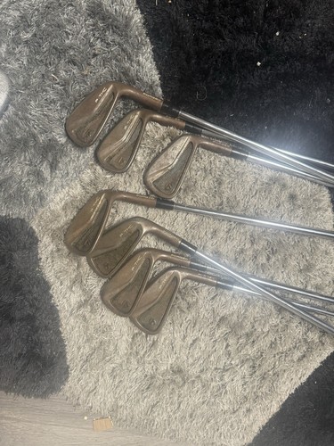 TOUR ONLY Taylormade P7mc Raw 4-Pw Irons Modus Nippon Modus 120x Rare!