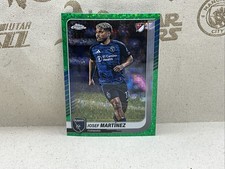 2025 Topps Chrome MLS San Jose  Josef Martinez Green Refractor 59/99 & 249/250