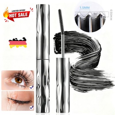 4D Wasserfeste Long Curl Volumen Mascara Wimperntusche Schwarz Metallbürste DHL