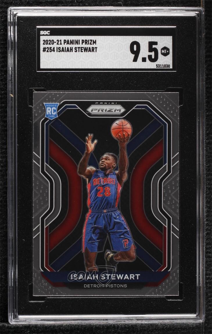 2020-21 Panini Prizm Isaiah Stewart #254 SGC 9.5 Mint+ Rookie RC 0i76