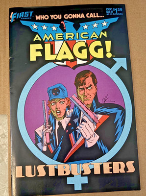 AMERICAN FLAGG=FIRST PUBLISHING=No. 27, DECEMBER 1985=THE EROGENOUS ZONE