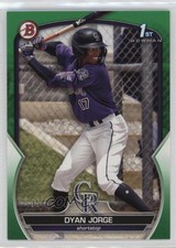 2023 Bowman Prospects Green 35/99 Dyan Jorge #BP-22 0zb7