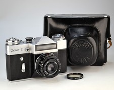 1971 KMZ EXPORT USSR "ZENIT-E " SLR camera  1970 INDUSTAR-50 LENS f3.5/50 M42