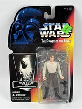 1995 Star Wars POTF Han Solo Carbonite RED CARD .00 FREEZING CHAMBER TEXT Grey