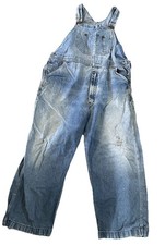 VTG Sears Overalls Coveralls Distressed Men  s Denim Workwear XL READ