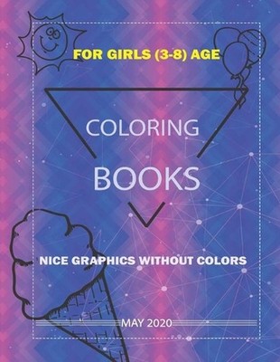 Coloring Books For Girls: Coloring books for girls: very beautiful: giraffe, cat