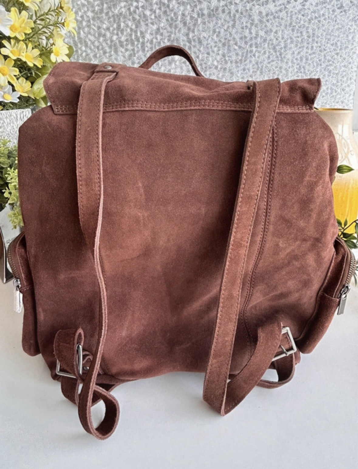 Dr Martens Big Slouch Backpack in E.H Suede - Chocolate *Very Rare* image 7