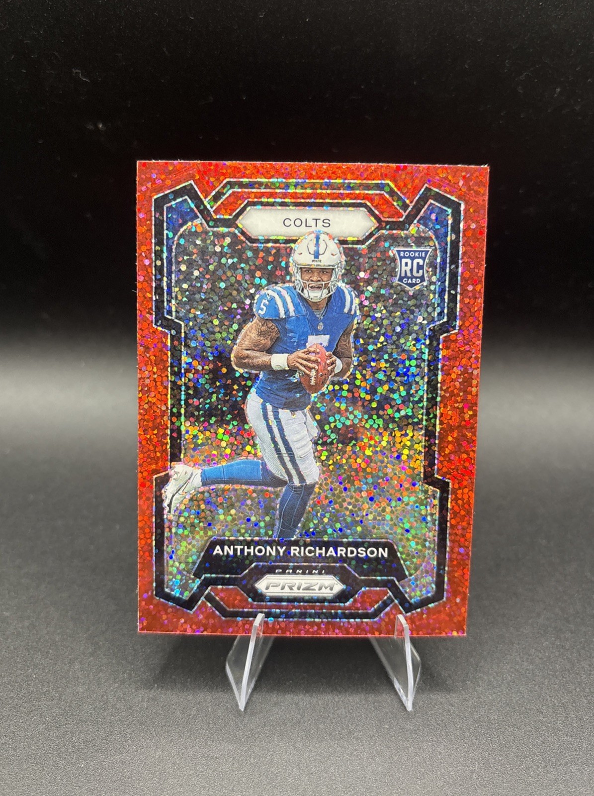 2023 Panini Prizm Anthony Richardson Red Sparkle Prizm Rookie #343 Colts