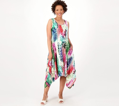 Women with Control Damen Kleid Gr. XL Global Illusions Regular Silber A601034