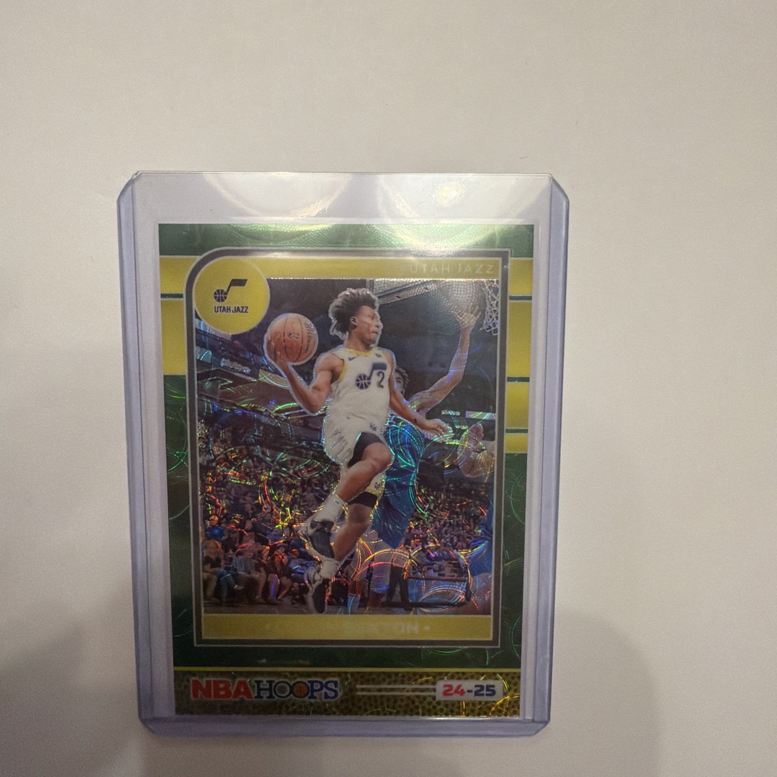 2024-25 Panini Nba Hoops - Collin Sexton #35 Premium Green Scope Prizm /25