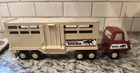 Vintage 1970s Tonka Semi Truck & Livestock Horse Trailer