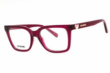 MOSCHINO LOVE MOL603-MU1-52 Eyeglasses Frame Size 52mm 17mm 140mm FUCHSIA Women