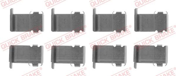 Quick Brake ZubehöRsatz Scheibenbremsbelag 109-1162 FüR Lancer Daihatsu Terios 5-image