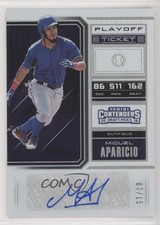 2018 Panini Contenders Draft Picks Playoff Ticket 7/15 Miguel Aparicio Auto 0f6