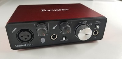 Focusrite Scarlett Solo (2nd Gen) USB Audio Interface Studio