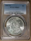 $1 1883-O Morgan Silver Dollar PCGS MS62 New Orleans Mint * AvenueCoin