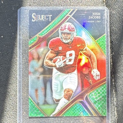 Panini 2023 Select Draft Picks Josh Jacobs Field Level Prizm Green #142