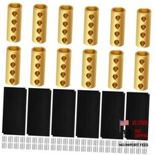12Pcs 6 AWG Gauge Wire Connector Nut Kit, 80A Electric Wire Connectors