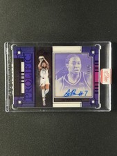 Aliyah Boston 2025 Panini One and One WNBA #PS-AB Prolific Purple /25 Auto