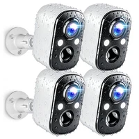 2K Security Cameras Wireless Outdoor,AI Motion Detection-4 Pack