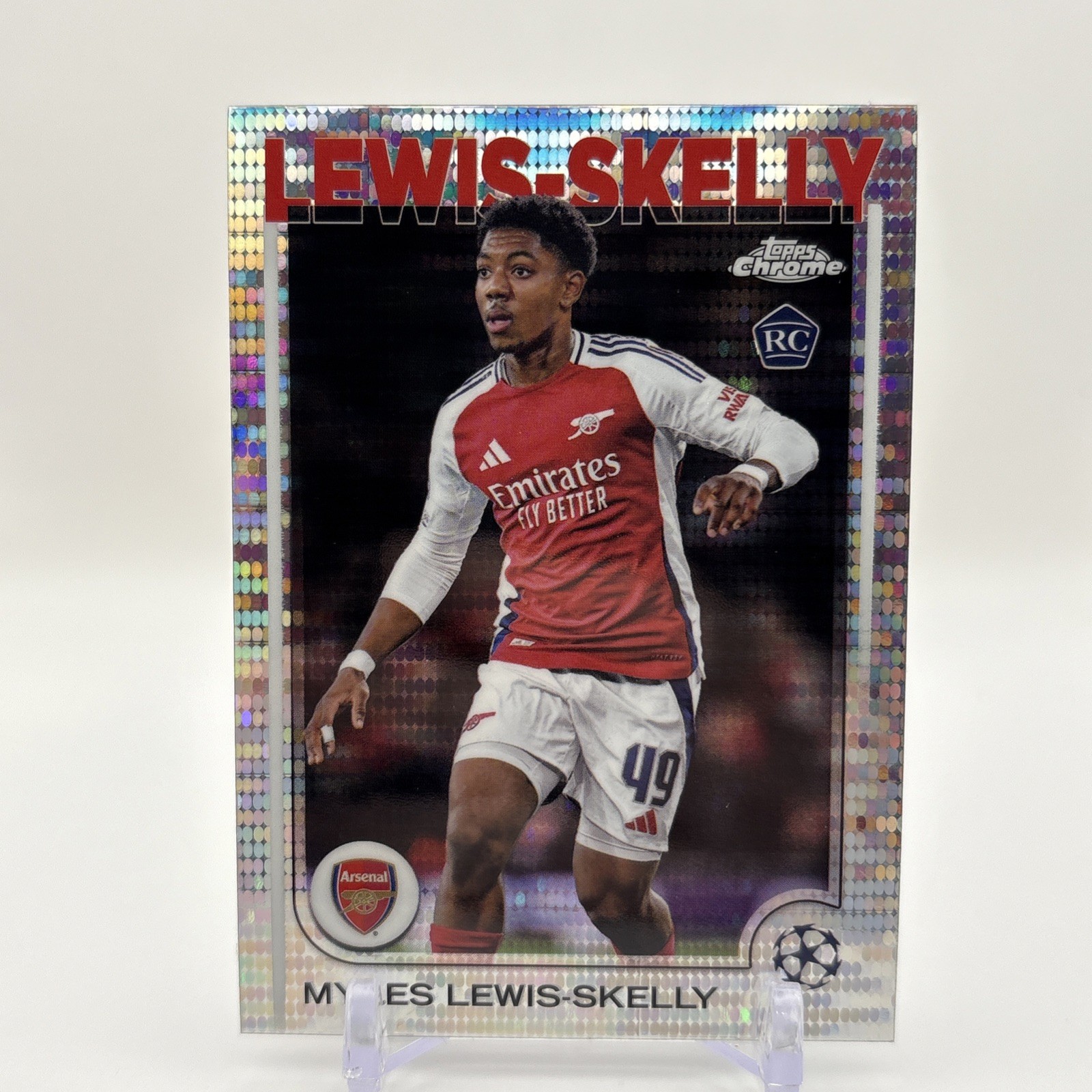 2024-25 Topps Chrome UEFA Club Competitions Myles Lewis-Skelly #154 Pulsar