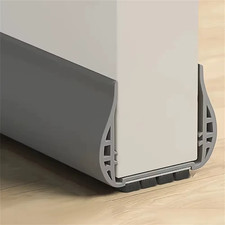 1-4Pcs PVC Door Bottom Sealing Strip with Brush Multiple Dustproof Soundproof Wa