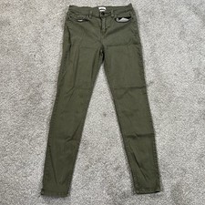 Id 23 Jeans 29 Skinny Olive Green Stretch Made In USA Casual Women’s Pants